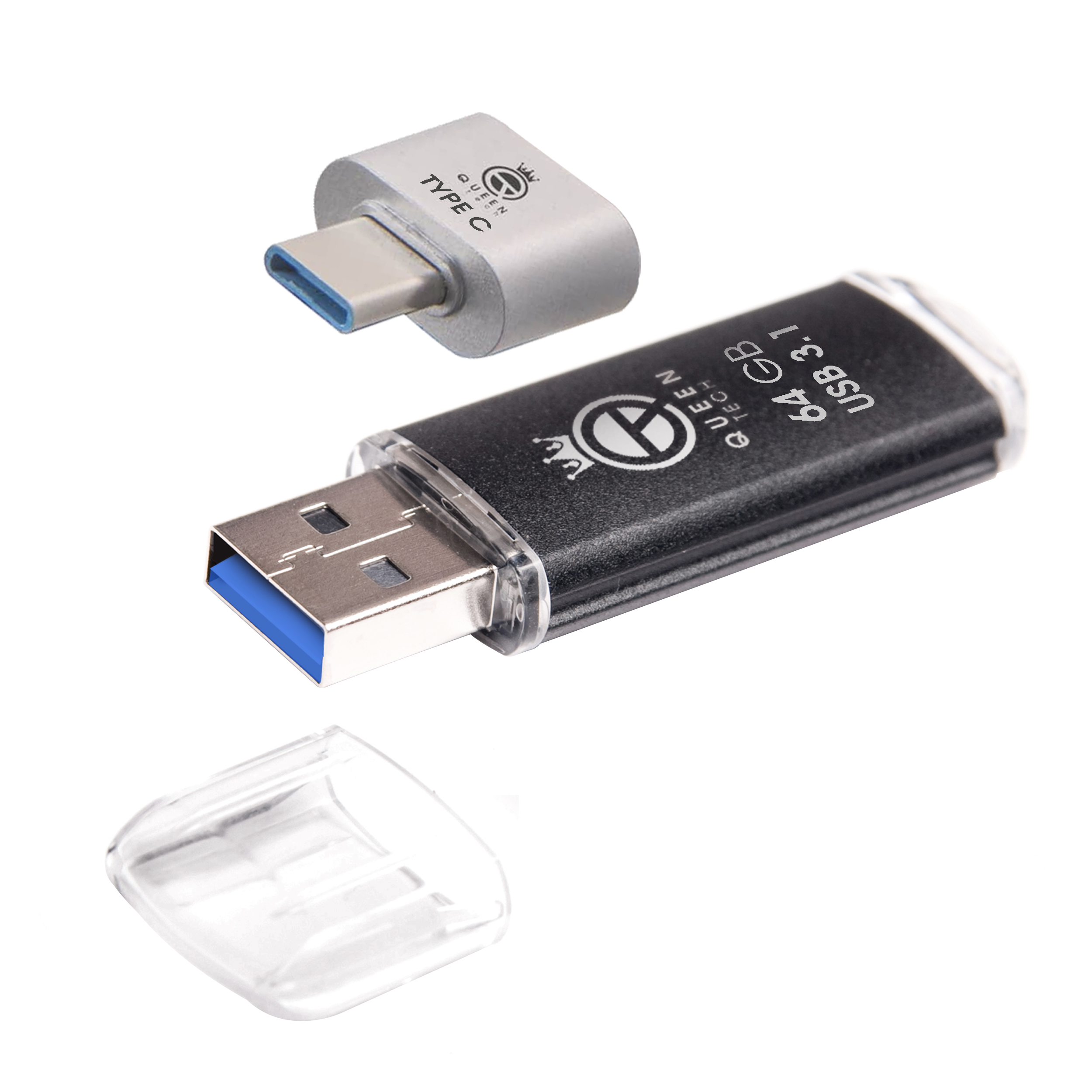 نقد و بررسی فلش مموری کویین تک مدل QUICK USB3.1 ظرفیت 64 گیگابایت به همراه مبدل USB-C توسط خریداران