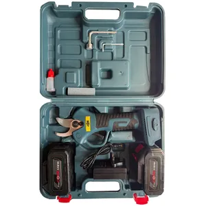 قیچی باغبانی شارژی 118 ولت جاب مدل JB-9811 GH مجموعه 10 عددی