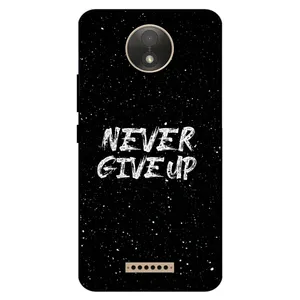 Megafone Never give up 1871 Cover For Motorola Moto C