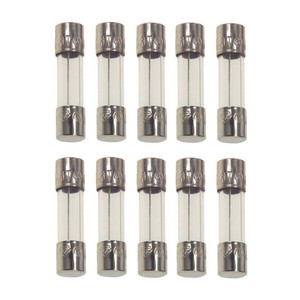 فیوز شیشه ای 0.5 آمپر مدل 2M-250V بسته 10 عددی