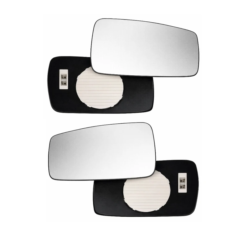 شیشه آینه بغل چپ و راست اکسون مدل فابریک مناسب برای پژو 405 به همراه چسب و قاب بسته 2 عددی