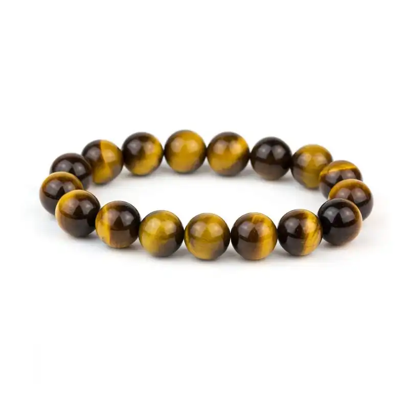 دستبند زنانه مدل سنگ چشم ببر کد 01