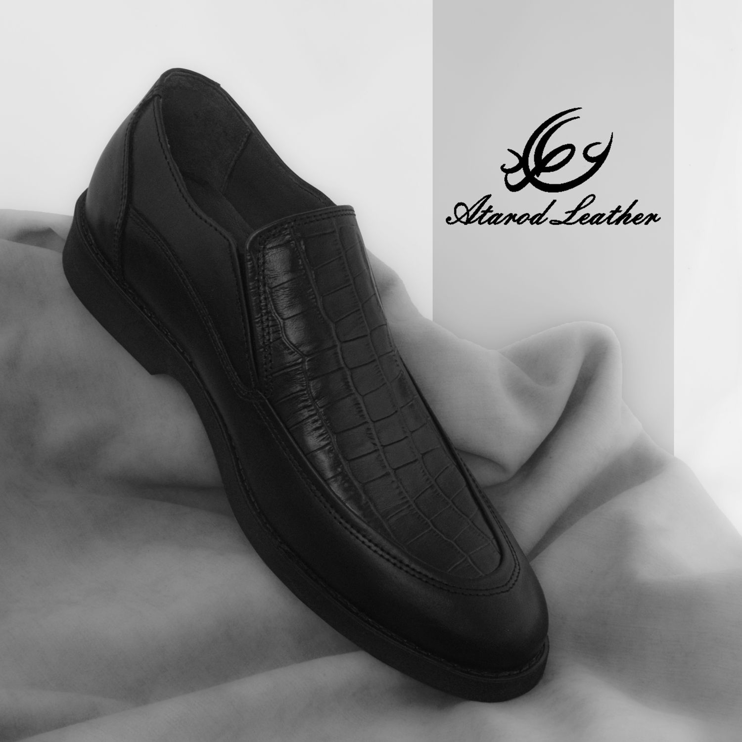 کفش مردانه چرم عطارد مدل چرم طبیعی کد SH21 -  - 16