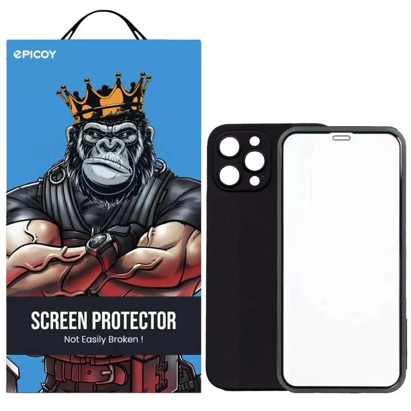 کاور اپیکوی مدل 3IN1 مناسب برای گوشی موبایل اپل iPhone 12 Pro به همراه محافظ صفحه نمایش