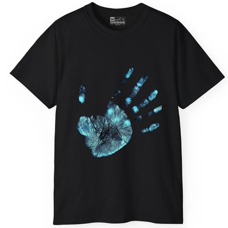 تی شرت آستین کوتاه مردانه پاد آفرین مدل دست کد 33