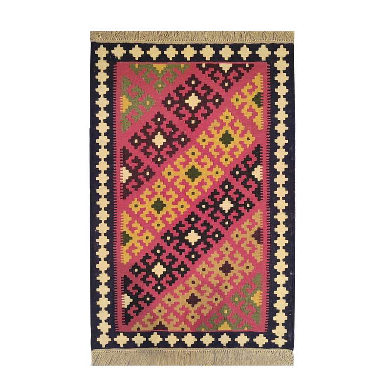 گلیم دستباف یک متری طرح مدرن مدل AA230