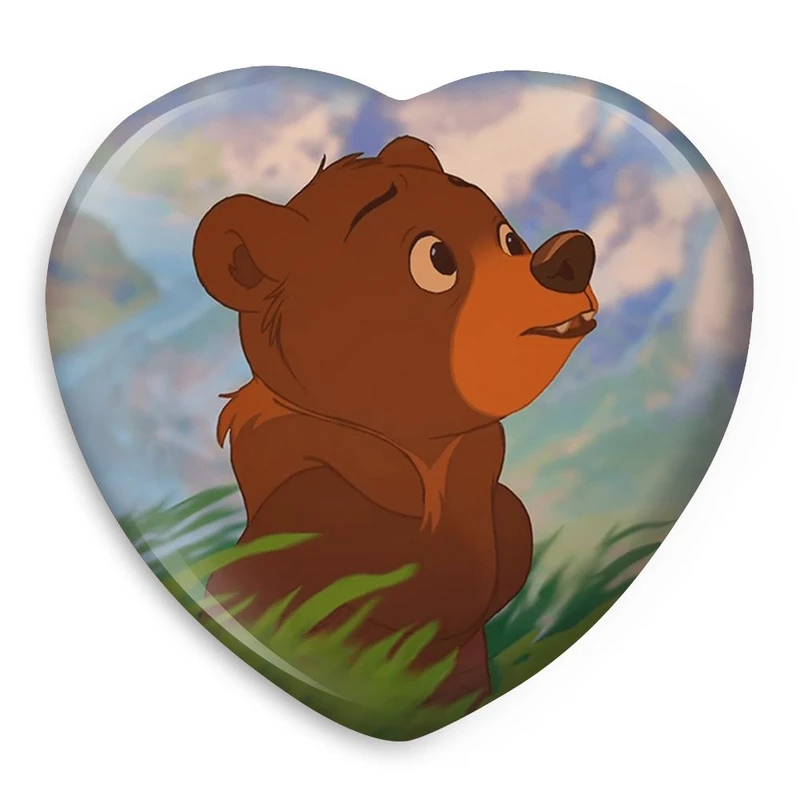 پیکسل خندالو طرح انیمیشن خرس برادر Brother Bear مدل قلبی کد 13713