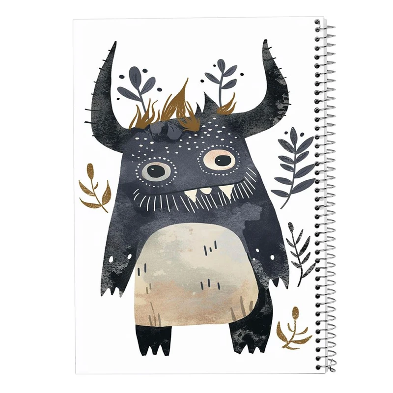 دفتر شطرنجی 50 برگ مدوپد طرح هیولای فانتزی کد DF16758