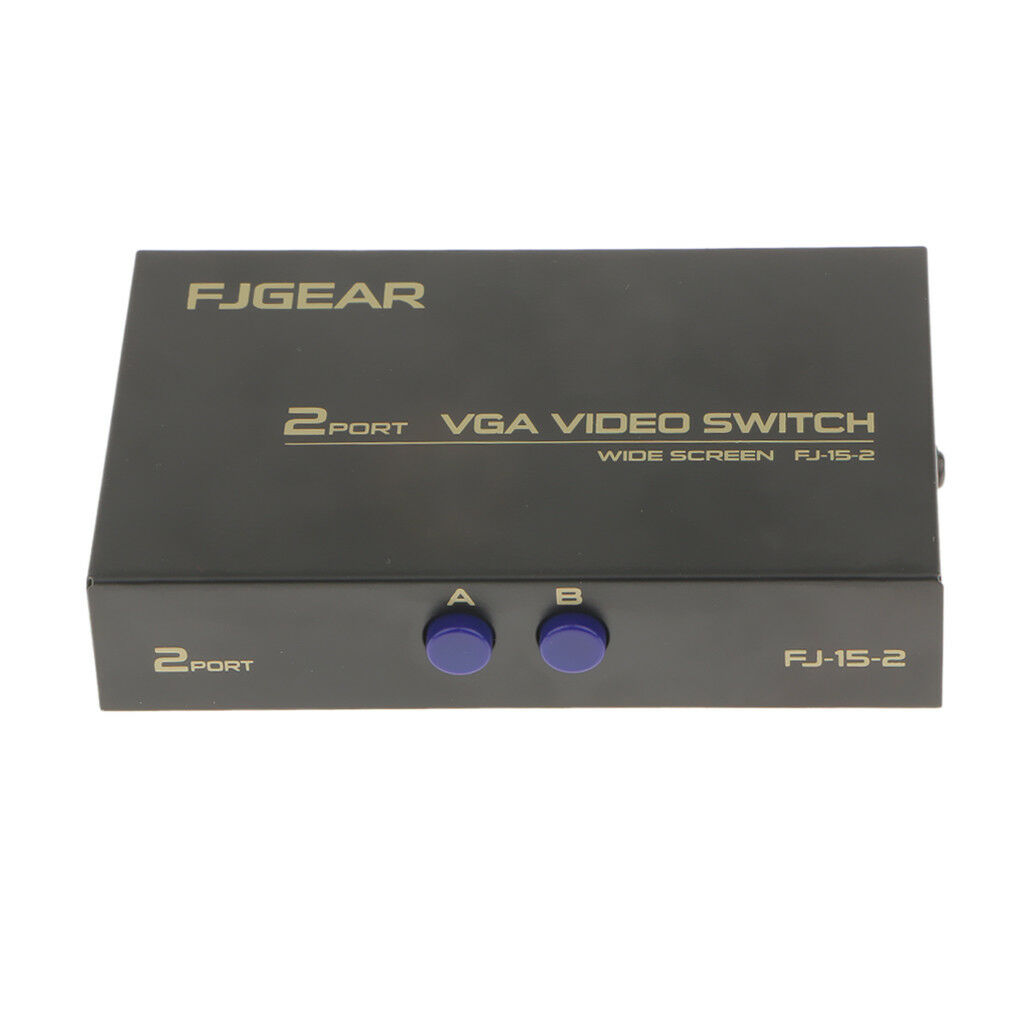 fjgear 2 port vga video switch