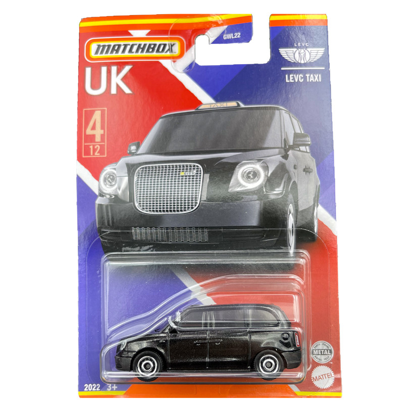 ماکت ماشین مچ باکس مدل LEVC TAXI
