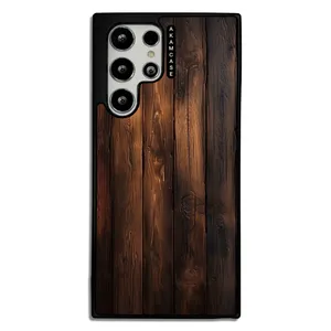 AKAM AMC-WSGS22U-WOOD-23 Cover For Samsung Galaxy S22 Ultra