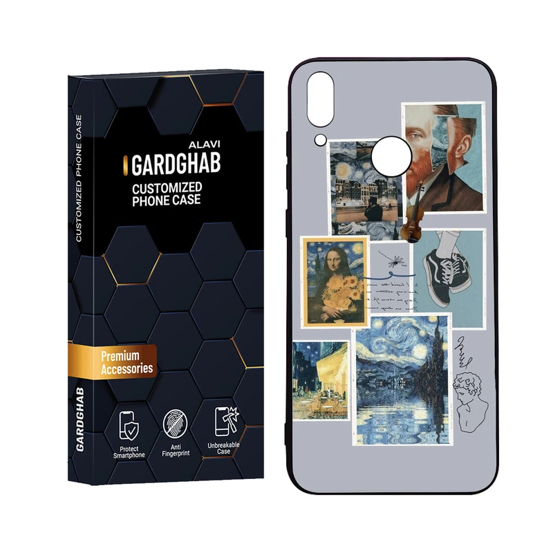 کاور گارد قاب علوی مدل Glass مناسب برای گوشی موبایل آنر 8C