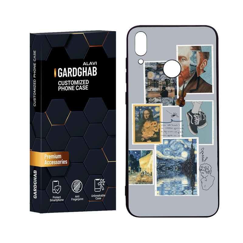کاور گارد قاب علوی مدل Glass مناسب برای گوشی موبایل آنر 8C