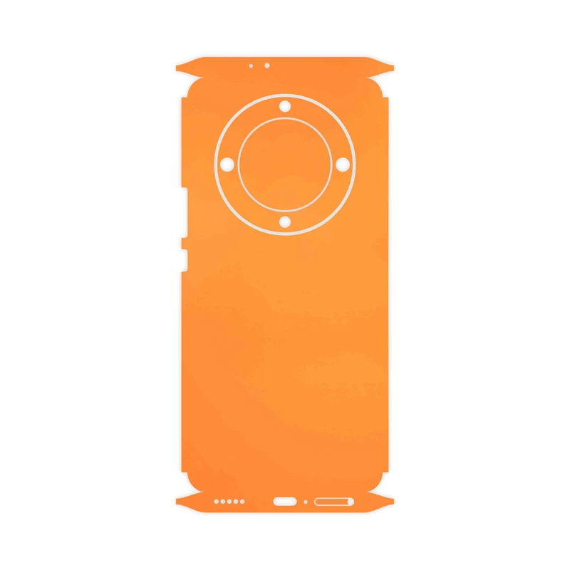 برچسب پوششی ماهوت مدل Matte-Orange-FullSkin مناسب برای گوشی موبایل آنر Magic 5 Lite