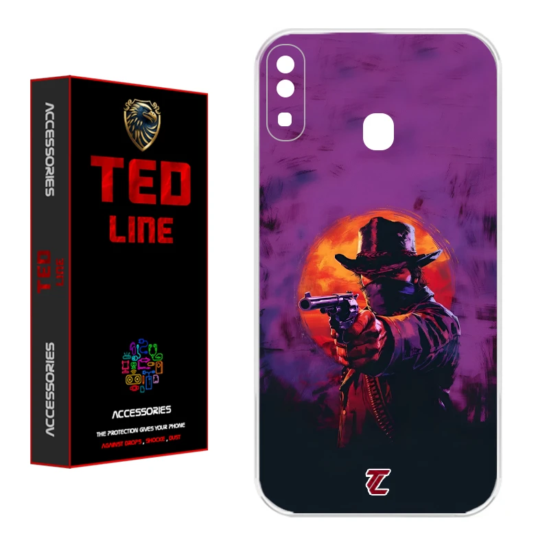 کاور تدلاین طرح رد دد ریدمپشن کد 1195 مناسب برای گوشی موبایل سامسونگ Galaxy A20 / A30