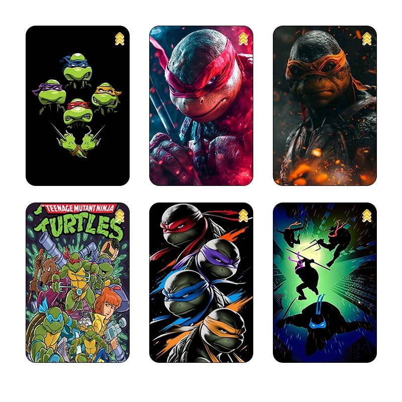 استيکر کارت کارنيکا طرح لاک‌پشت‌های نینجا Teenage Mutant Ninja Turtles کد 87772 مجموعه 6 عددی