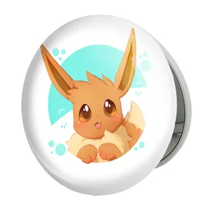 آینه جیبی خندالو طرح ایو انیمه پوکمون مدل تاشو کد 17333 