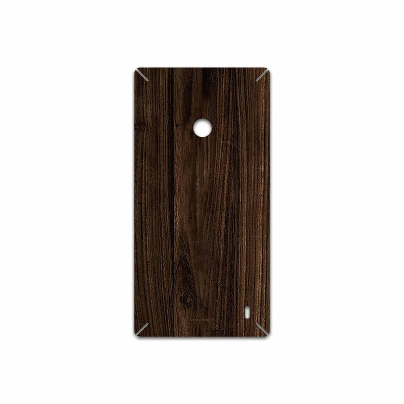 برچسب پوششی ماهوت مدل Dark Walnut Wood مناسب برای گوشی موبایل نوکیا Lumia 520