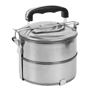 ظرف غذا مدل handle pot طرح دو طبقه قفل دار