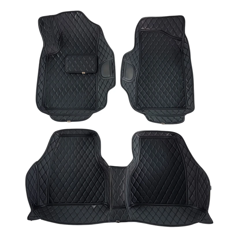 کفپوش 5 بعدی خودرو مدل Ts چرم گلدوزی مناسب برای دنا