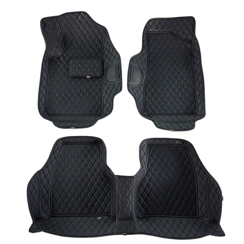 کفپوش 5 بعدی خودرو مدل Ts چرم گلدوزی مناسب برای دنا