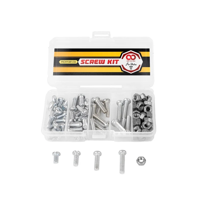 پیچ پیچ یار مدل M6 مجموعه 90 عددی