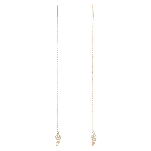 گوشواره طلا 18 عیار زنانه طلای مستجابی مدل 10228