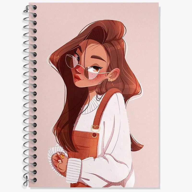 دفتر لغت 50 برگ خندالو مدل دخترانه کد 25628