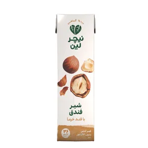 شیر فندق با قند خرما نیچر لین - 1 لیتر 