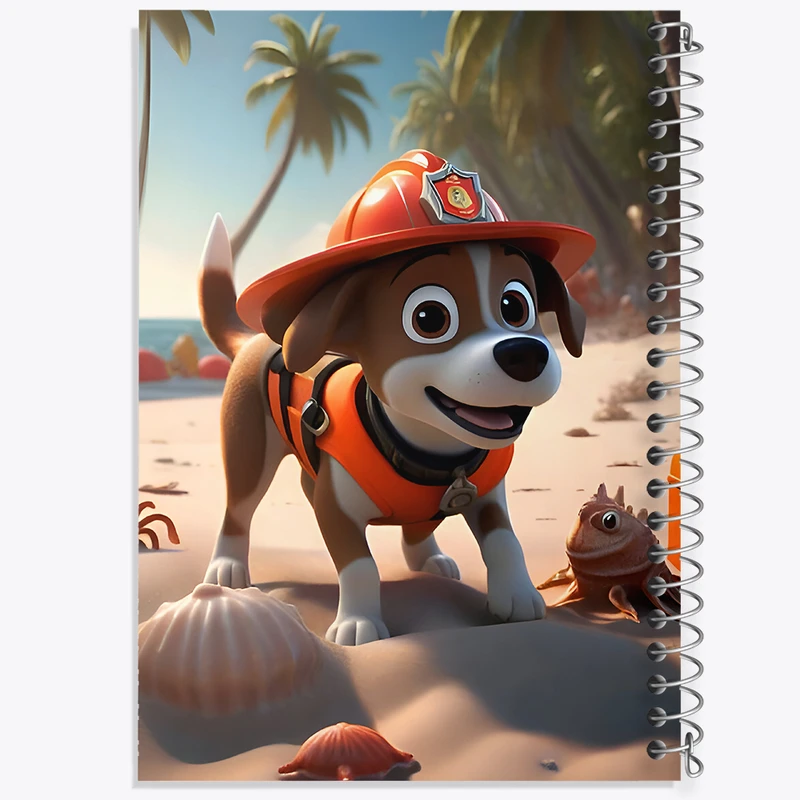 دفتر مشق 100 برگ خندالو طرح زوما سگ های نگهبان (Paw Patrol) کد F6955