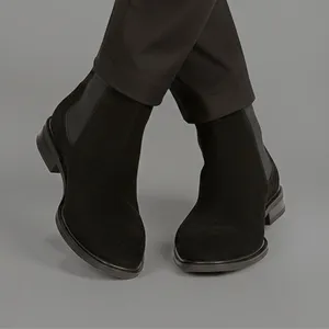 نیم بوت مردانه مدل چلسی اشبالت طبیعی کد m8