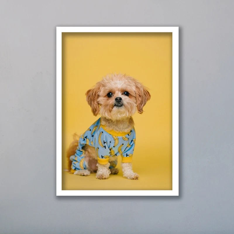 تابلو مدل فانتزی طرح سگ کد LAG10157