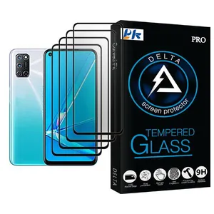 PK Delta Glass MIX004 Screen Protector For Oppo A92 Pack Of 4