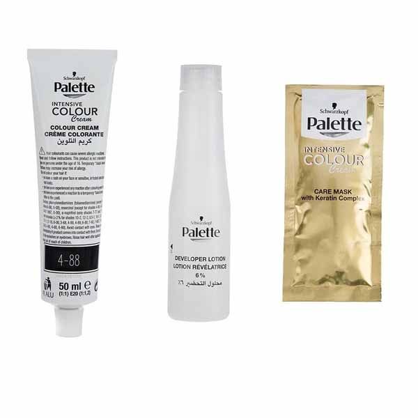 کیت رنگ مو پلت مدل goz alici شماره 1-6 حجم 50 میلی لیتر رنگ بلوند فندقی تیره  -  - 2