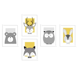 تابلو کودک و نوزاد مدل پانی خرسه و دوستانش