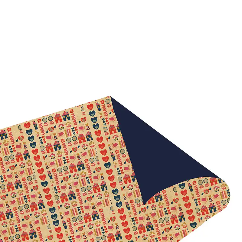 کاغذ کادو مدل تمپلات یکرو کد 261 بسته 25 عددی