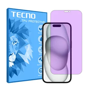 Tecno HyPRL model anti-purple screen protector suitable for Apple iPhone 15 Plus mobile phone