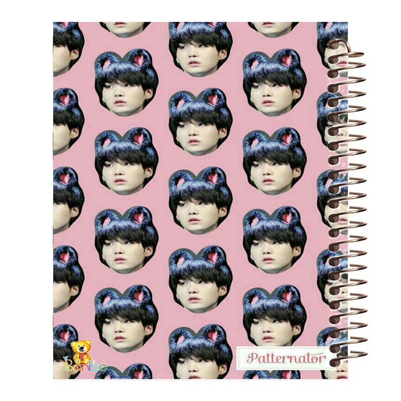 دفتر مشق 100 برگ بانیبو طرح  کره ای کد 649