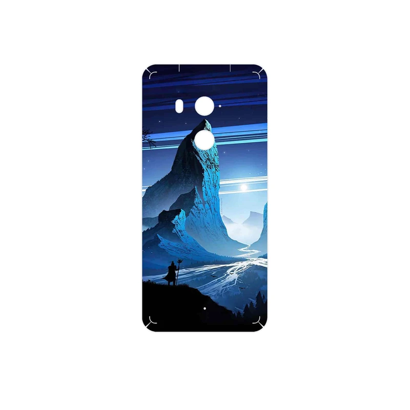 برچسب پوششی ماهوت مدل Blue Mountains Digital Art مناسب برای گوشی موبایل اچ تی سی U11 Plus