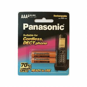 باتری تلفن بی سیم پاناسونیک مدل AAA-3 بسته 2 عددی