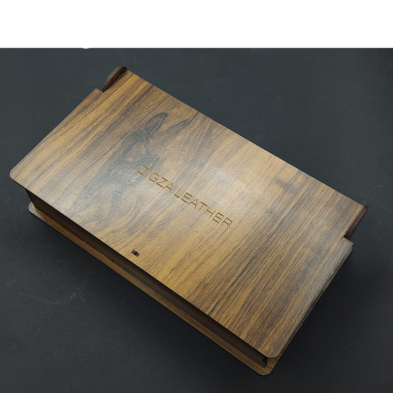 ست هدیه مردانه زیگزا مدل چرم طبیعی B03