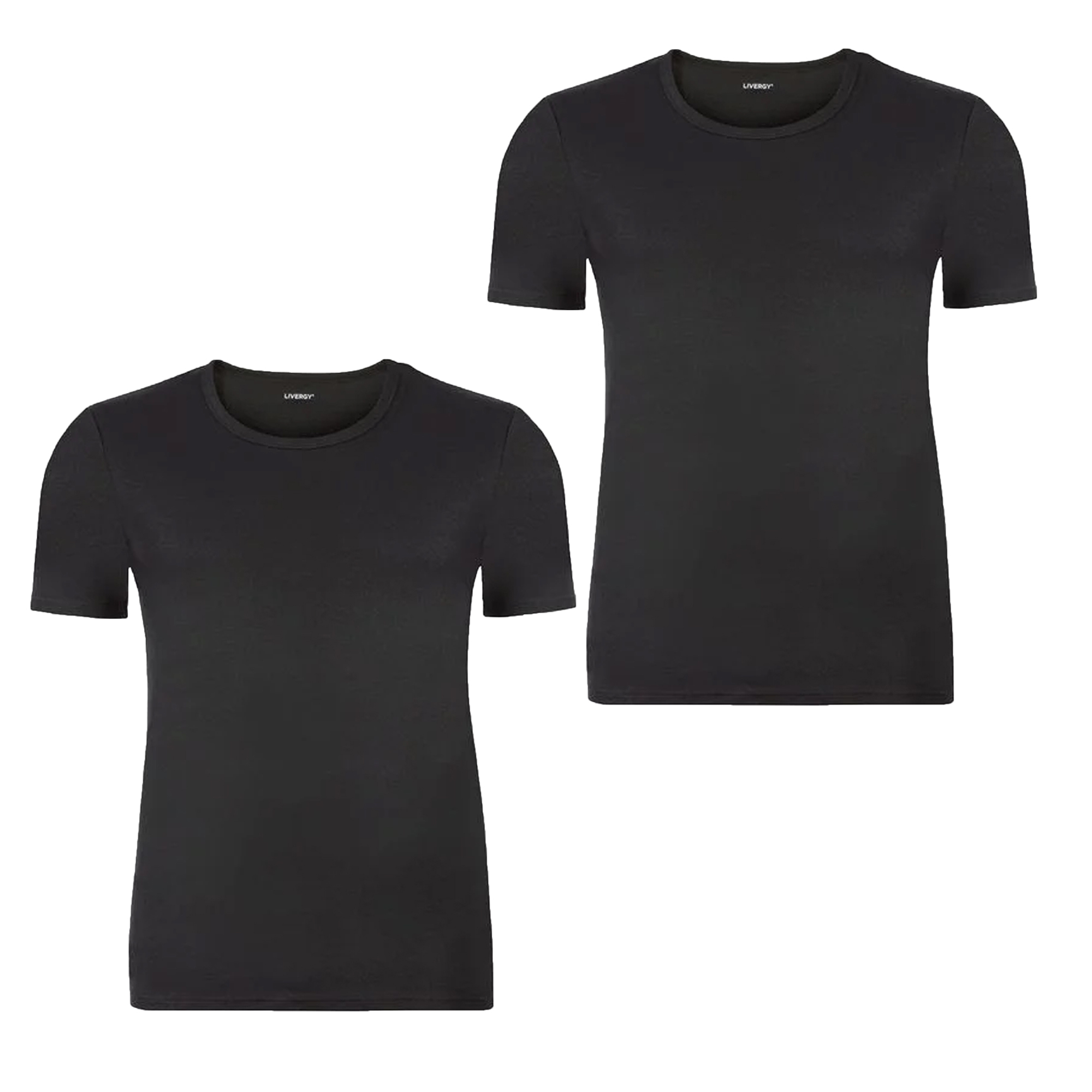 زیرپوش آستین دار مردانه لیورجی مدل T-SHM_10 بسته دو عددی