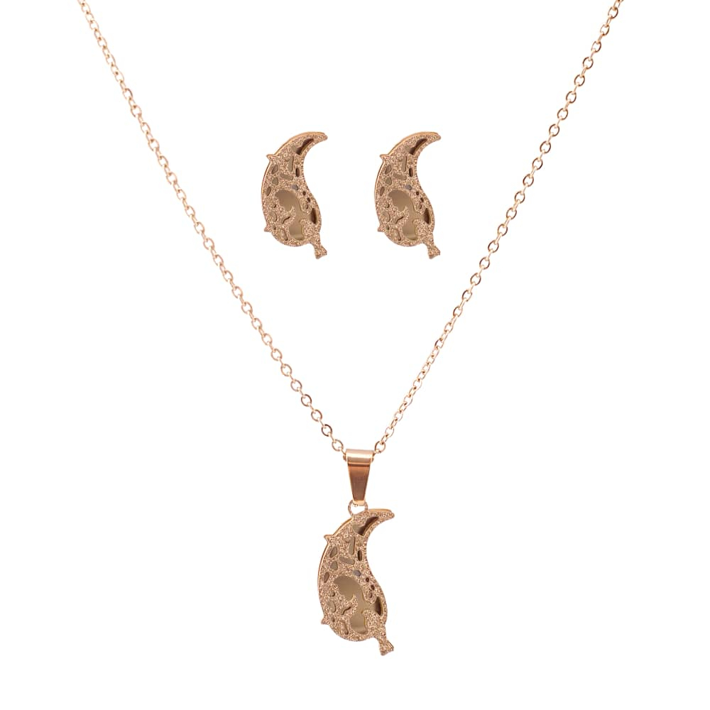 نیم ست زنانه  طرح  برگ کد 782