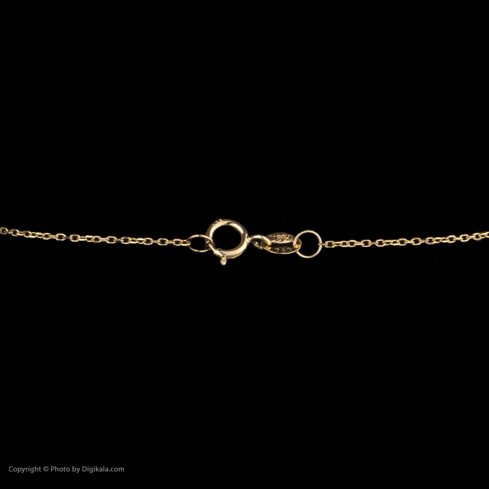 گردنبند طلا 18 عیار زنانه مایا ماهک مدل MM1206 -  - 4