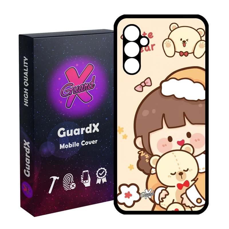 کاور گارد ایکس طرح Girl مدل Glass10524 مناسب برای گوشی موبایل سامسونگ Galaxy A24/A24 4G/M34 5G