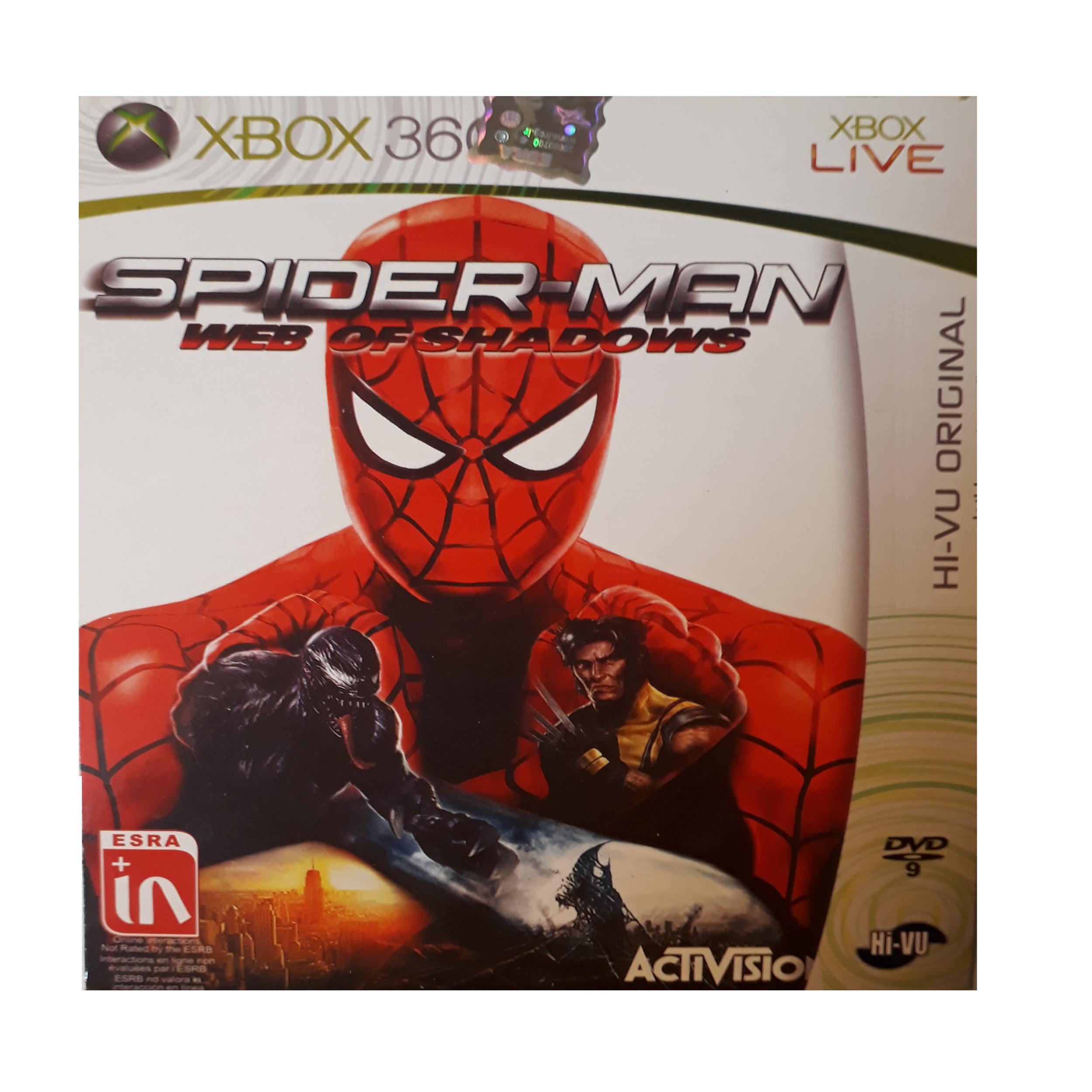بازی spider man web of shadows مخصوص xbox 360