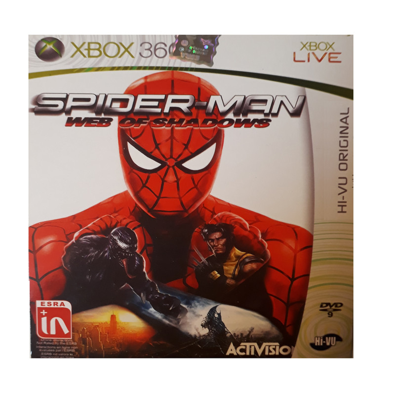بازی spider man web of shadows مخصوص xbox 360