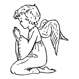 برچسب لپ تاپ پویا مارکت طرح فرشته کد 2195