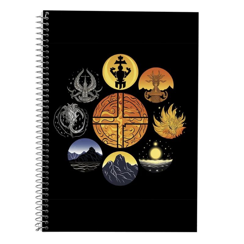 دفتر زبان 50 برگ مدوپد مدل دوخط طرح Naroto کد DF11288