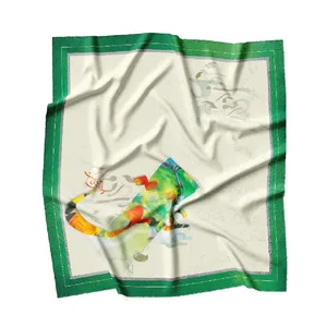 روسری زنانه طرح عشق پیروزی آدمیزادیست